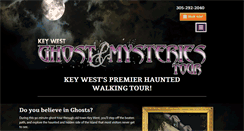 Desktop Screenshot of keywestghostandmysteriestour.com